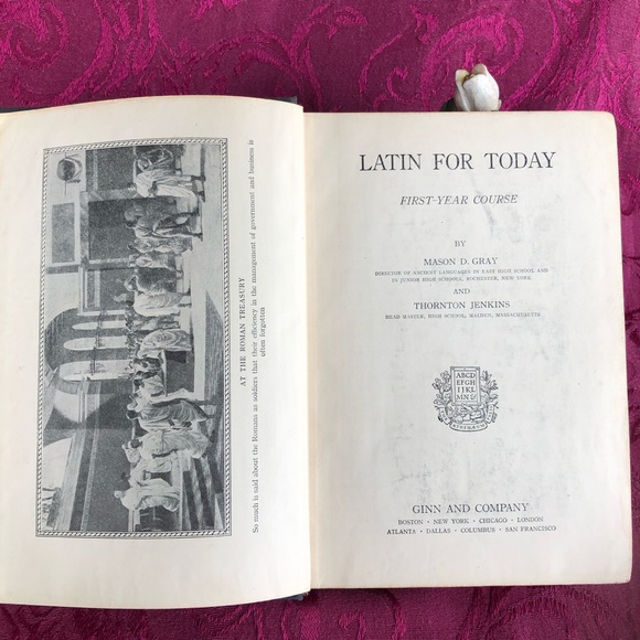 1928 Vintage Book: Latin for Today First Year Course by Gray and Jenkins - Picture 3 of 10